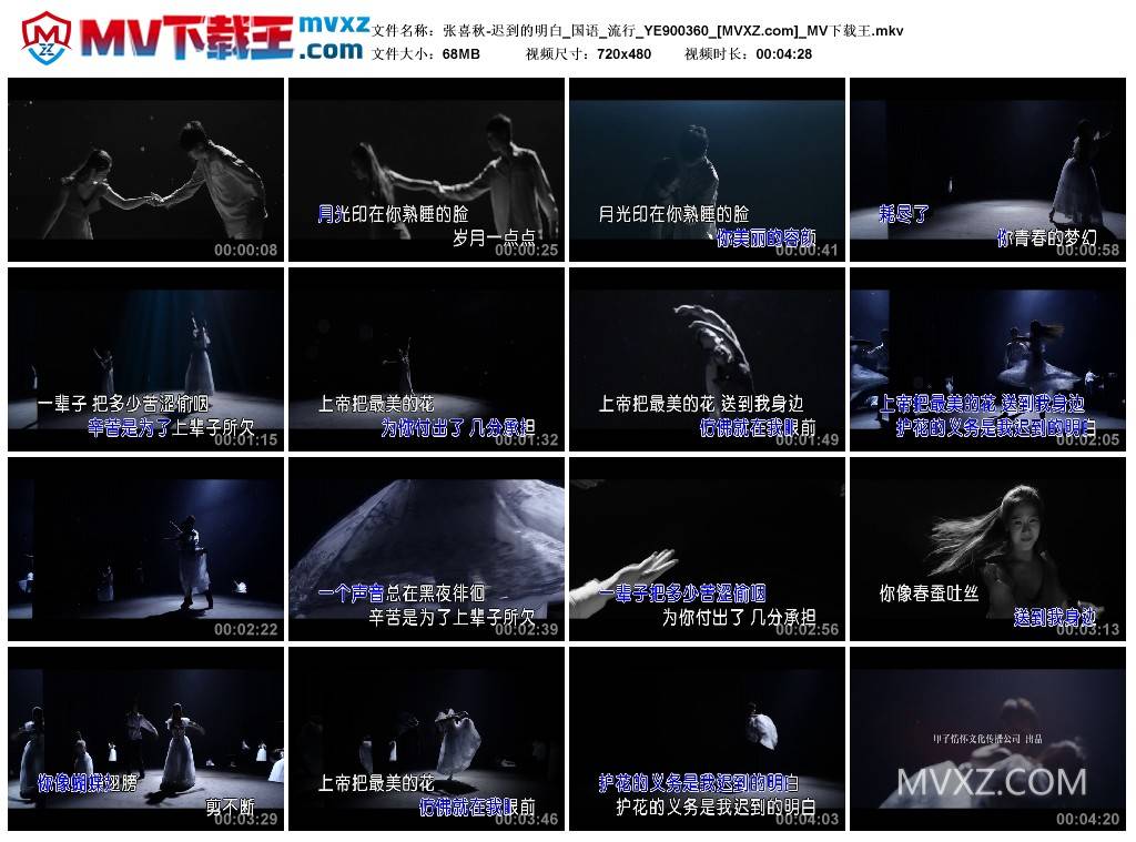 张喜秋-迟到的明白_国语_流行_YE900360